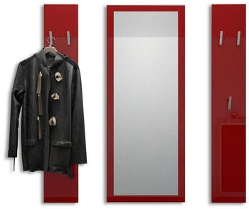 Vladon Garderoben-Set Bordeaux 120x140x2 cm