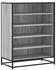 vidaXL Schuhschrank Schwarz 80x21x87,5 cm Spanplatte