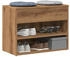 vidaXL Schuhbank Schuhregal Artisan-Eiche 80x30x45 cm Spanplatte