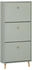 Schildmeyer Schuhschrank Bjarne mit 3 Klappen pistazie braun 60x131x19 cm