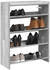 vidaXL Schuhregal 5 Ebenen Schwarz 44x28x94 cm Vliesstoff, 1-tlg.