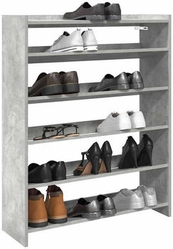 vidaXL Schuhregal Schuhschränke 2 Stk Altholz-Optik 28x27x102 cm Spanplatte