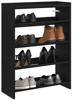 vidaXL Schuhregal Grau Sonoma 60x25x62 cm Holzwerkstoff