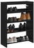 vidaXL Schuhregal Grau Sonoma 60x25x62 cm Holzwerkstoff