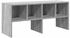 vidaXL Kleiderständer Schuhregal Stapelbar Grau Sonoma 89,5x30x40 cm (1 St) Grau Sonoma