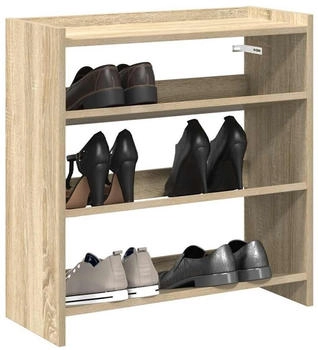 vidaXL Schuhregal Altholz-Optik 80x25x81 cm Holzwerkstoff