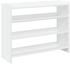 vidaXL Schuhschrank Schuhregale 2 Stk Stapelbar Sonoma-Eiche 89,5x30x40 cm