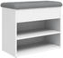 vidaXL Schuhregal Räuchereiche 60x25x62 cm Holzwerkstoff