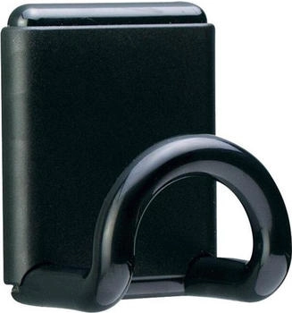 Unilux Kleiderhaken Fil 100340762, magnetisch, schwarz Kunststoff, 12kg Tragkraft