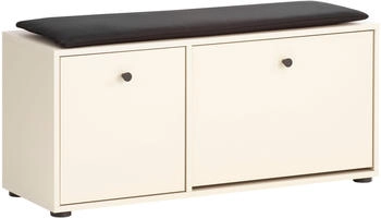 Schildmeyer Schuhbank Lovund schwarz 98,5x47x33 cm