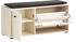 Schildmeyer Schuhbank Lovund schwarz 98,5x47x33 cm