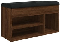 vidaXL Schuhbank Braun Eichen-Optik 82x32x45,5 cm Holzwerkstoff