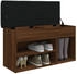 vidaXL Schuhschrank Schuhregale 2 Stk Stapelbar Grau Sonoma 89,5x30x40 cm
