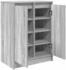 vidaXL Schuhregal Sonoma-Eiche 48x38x97,5 cm Holzwerkstoff 7-tlg. Sonoma Eiche