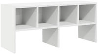 vidaXL Schuhregal Stapelbar Wei&szlig; 89,5x30x40 cm
