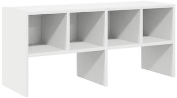 vidaXL Schuhregal Stapelbar Wei&szlig; 89,5x30x40 cm
