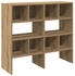 vidaXL Schuhregal Betongrau 52x37,5x100 cm Holzwerkstoff Betongrau
