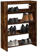 vidaXL Schuhregal R&auml;uchereiche 60x25x62 cm Holzwerkstoff