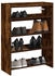 vidaXL Schuhregal Betongrau 80x25x61,5 cm Holzwerkstoff
