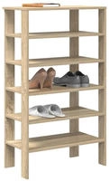 vidaXL Schuhregal Sonoma-Eiche 61x32x105 cm Holzwerkstoff