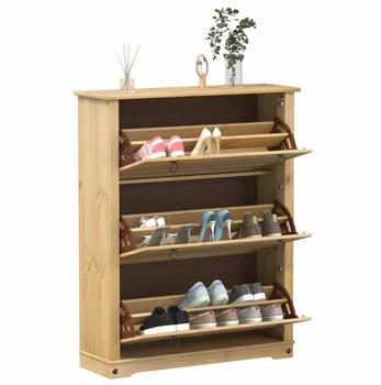 vidaXL Schuhregal R&auml;uchereiche 80x39x178 cm Holzwerkstoff