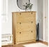 vidaXL Schuhregal Räuchereiche 80x39x178 cm Holzwerkstoff