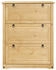 vidaXL Schuhregal Räuchereiche 80x39x178 cm Holzwerkstoff