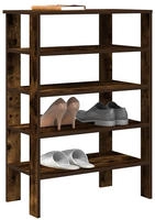 vidaXL Schuhregal R&auml;uchereiche 61x32x87,5 cm Holzwerkstoff