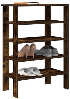 vidaXL Schuhregal Grau Sonoma 48x38x97,5 cm Holzwerkstoff Grau Sonoma