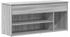 vidaXL Schuhregal Schuhbank Sonoma 102x30,5x45 cm Holzwerkstoff Grau