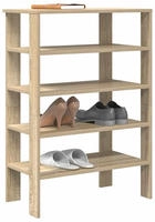 vidaXL Schuhregal Sonoma-Eiche 61x32x87,5 cm Holzwerkstoff