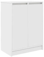 vidaXL Schuhschrank Wei&szlig; 57x34x76 cm Holzwerkstoff