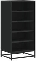 vidaXL Schuhregal Schwarz 48x38x97,5 cm Holzwerkstoff