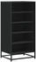 vidaXL Schuhregal Schwarz 48x38x97,5 cm Holzwerkstoff 6-tlg. Schwarz