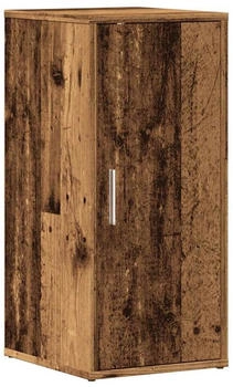 vidaXL Schuhschrank Schuhschränke 2 Stk Altholz-Optik 32x35x70 cm Holzwerkstoff