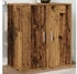 vidaXL Schuhschrank Schuhschränke 2 Stk Altholz-Optik 32x35x70 cm Holzwerkstoff