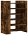 vidaXL Schuhschrank Altholz-Optik 80x35,5x180 cm Spanplatte