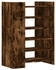 vidaXL Schuhschrank Altholz-Optik 80x35,5x180 cm Spanplatte