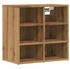 vidaXL Schuhregal Artisan-Eiche 61x32x70 cm Holzwerkstoff