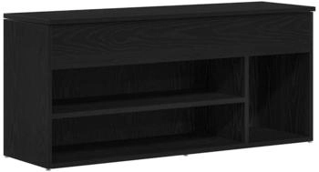 vidaXL Schuhregal Schwarz 55x35x108 cm Holzwerkstoff Schwarz