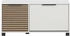 Schildmeyer Schuhbank Loft schwarz 98,5x47x33 cm