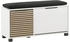 Schildmeyer Schuhbank Loft schwarz 98,5x47x33 cm