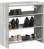 vidaXL Schuhregal Altholz-Optik 80x30x98 cm Holzwerkstoff