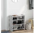 vidaXL Schuhregal Altholz-Optik 80x30x98 cm Holzwerkstoff
