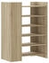 vidaXL Schuhregal Altholz-Optik 80×39×178 cm Holzwerkstoff Altholz