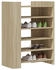 vidaXL Schuhregal Altholz-Optik 80×39×178 cm Holzwerkstoff Altholz