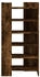 vidaXL Schuhregal Betongrau 29,5x34x76 cm Holzwerkstoff