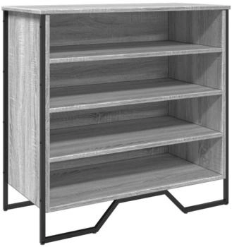vidaXL Schuhregal Räuchereiche 60x30x98 cm Holzwerkstoff