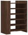 vidaXL Schuhregal Schuhbank Schwarz Eichen-Optik 102x30,5x45 cm Holzwerkstoff