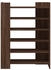 vidaXL Schuhregal Schuhbank Schwarz Eichen-Optik 102x30,5x45 cm Holzwerkstoff